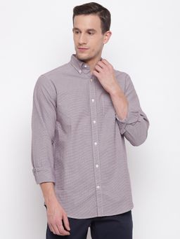 GANT - Grey Checks Collar Neck Shirt