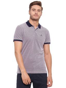 GANT - Blue Plain Polo T-Shirt