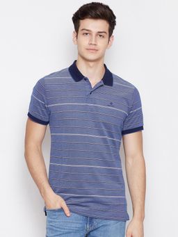 GANT - Blue Stripes Polo T-Shirt