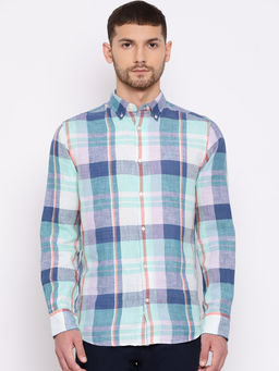 GANT - Multi-Color Checks Collar Neck Shirt