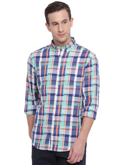 GANT - Multi-Color Checks Collar Neck Shirt
