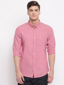 GANT - Pink Plain Collar Neck Shirt