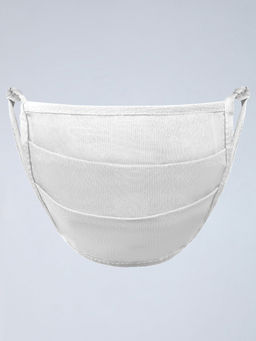 W - White Reusable Cotton Face Mask