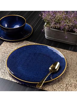Pure Home + Living - Blue Renkli Dinner Plate