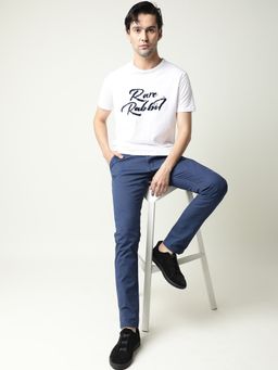 Rare Rabbit - Ruiz Blue Casual Denim Pant