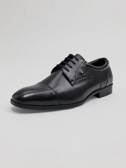 Monte Carlo - Men Black Premium Lace-Up Formal Derbies
