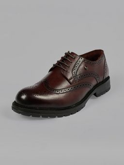 Monte Carlo - Leather Wingtip Brogues for Men - Brown