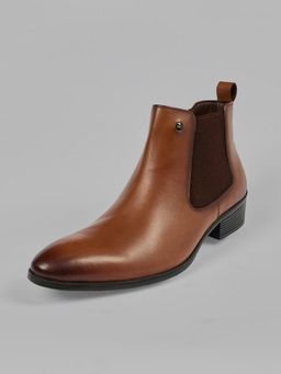 Monte Carlo - Men Brown Classic Elegant Chelsea Boots for Men