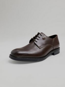 Monte Carlo - Men Brown Premium Lace-Up Formal Derbies