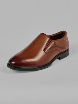 Monte Carlo - Mens Brown Genuine Leather Formal Effortless Loafers