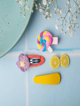 JEWELZ - Multi-Color Casual Wear Alligator Clips for Kids (Pack Of 4)