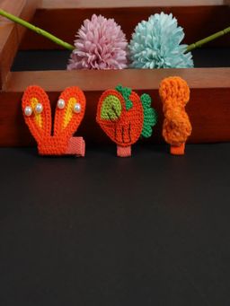 JEWELZ - Adorable Bow Design Hair Clip for Girls (Pack Of 3)