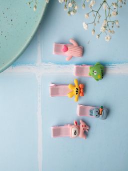 JEWELZ - Fun Multi-Color Casual Wear Clips for Kids (Pack Of 5)