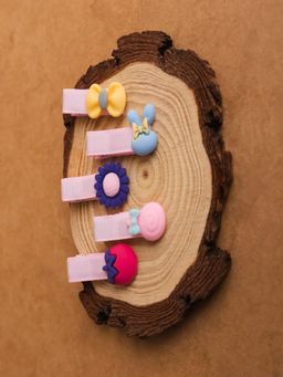 JEWELZ - Cheerful Multi-Color Casual Wear Clips for Kids (Pack Of 5)