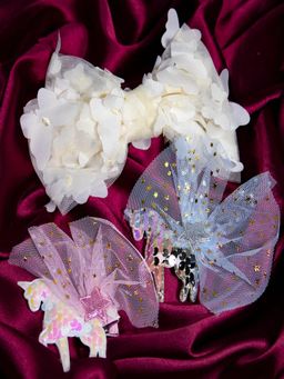 JEWELZ - Korean Style Cute Animals, Fruits & Flowers Hair Clips for Kids (Pack Of 3)