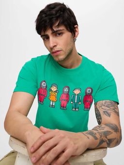 The Souled Store - Official Squid Game: Let's Play Men T-Shirt