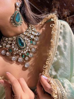 ILLUMINATE JEWELLERY - Rhythm Multicolor Necklace with Earrings