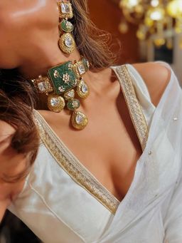 ILLUMINATE JEWELLERY - Rizam Multicolor Necklace with Earrings