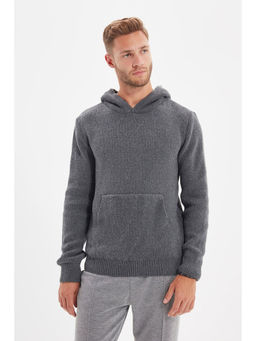 Trendyol - Man Grey Sweater