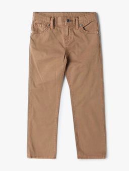 GAP - Boys Brown Mid-Rise Regular Fit Jeans