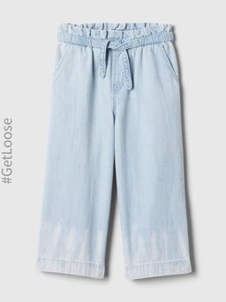 GAP - Girls Blue Relaxed Fit Mid-Rise Jeans