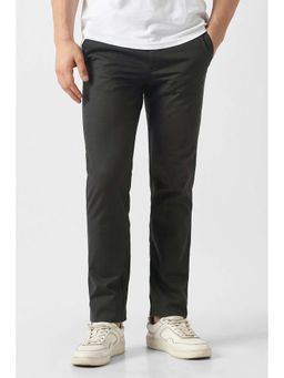 Van Heusen - Men Black Checks Trousers