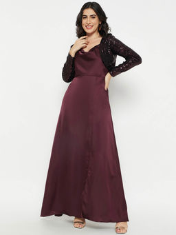 Madame - Women Wine Dress (Set of 2)