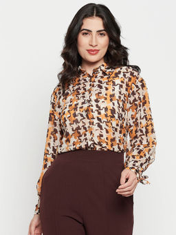 Madame - Women Orange Shirt