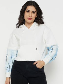 Madame - Women White Sweatshirt