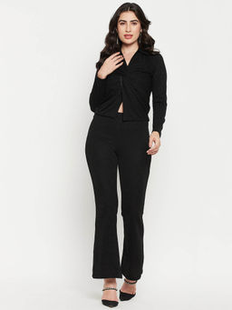 Madame - Women Black Co-Ord (Set of 2)
