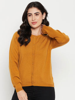 Madame - Women Mustard Cardigan