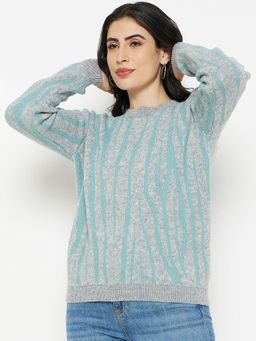 Madame - Women Grey Sweater