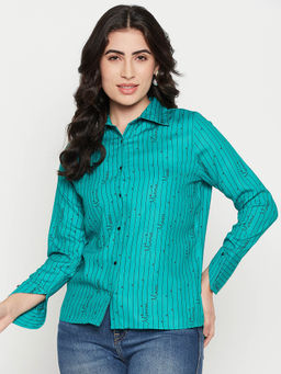 Madame - Women Green Shirt