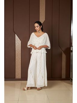 UNDYED - Sunset Charm Off White Co-Ord (Set of 3)