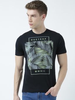 Huetrap - Mens Black Short Sleeve T-Shirt
