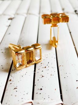 Nam Jewels - Block Gold Cufflinks