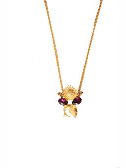 ORNAMAAS - Gold Marine Sunflower Long Neckpiece