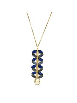 ORNAMAAS - Raballi Geometric Blue Long Neckpiece