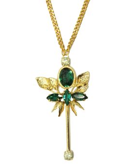 ORNAMAAS - Amazon Long Green Necklace
