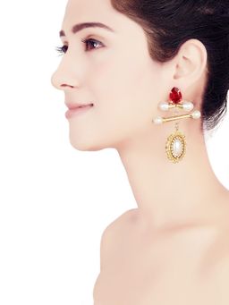 Nam Jewels - Red Opulance Earrings