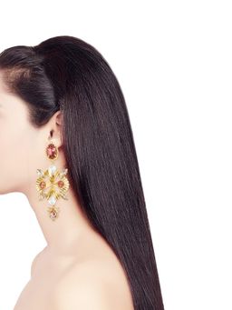 ORNAMAAS - Blush Klingo Pink Earrings