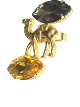 ORNAMAAS - Smoke Camel Desert Safari Multicolour Ring