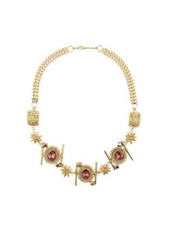 ORNAMAAS - Into The Wild Gold-Plated Multi-Coloured Neckpiece