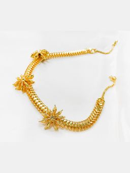 ORNAMAAS - Gold Star Anise Snake Chain Choker