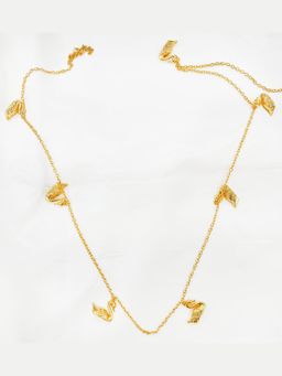 ORNAMAAS - Gold Dancing Swan Neckpiece