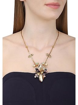 Nam Jewels - Purple Trellis Vinifera Cocktail Neckpiece