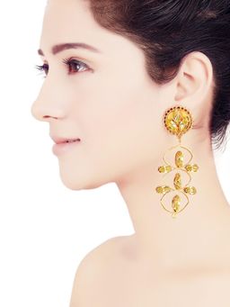 ORNAMAAS - Jonquil Beau Gold Earrings