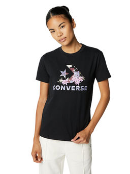 Converse - Women Star Chevron Abstract Flowers Cotton T-shirt