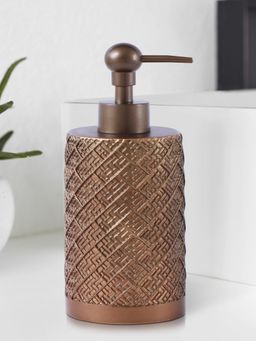 OBSESSIONS - Polyresin Soap & Lotion Dispenser, 320 ml, Brown