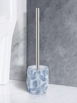 OBSESSIONS - Freestanding Polyresin Toiletbrush with Holder, Grey